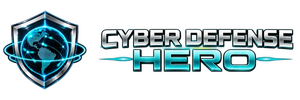 Cyber Defense Hero Logo