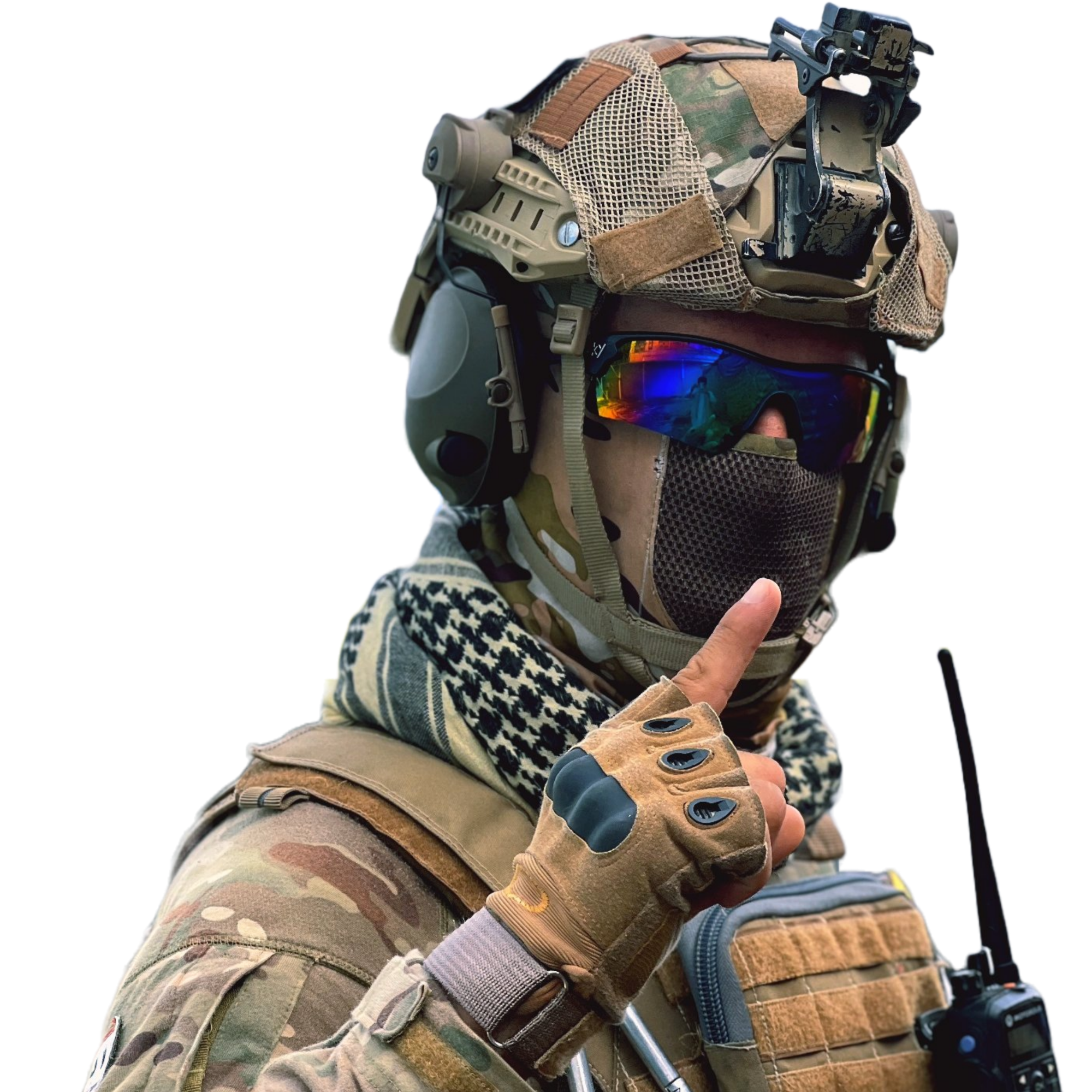 Soldier preparing for what comes next through professional training.